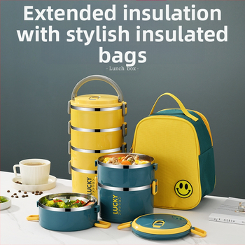 Hermetiška pietų dėžutė biuro darbuotojams, nerūdijančio plieno pietų dėžutė su dangteliu, mikrobangų krosnelėje šildoma pietų dėžutė studentėms