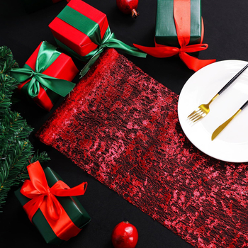 Amazon Cross-Border Популярен Топло щампован Фолио Мрежест Пътека за Маса Празнично Парти Сватбена Декорация Материал Светъл Луксозен Златен Пътека за Маса