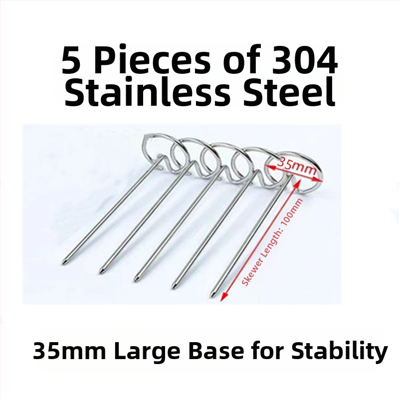 Õhufritüüri ahju varras Vertikaalne varras Grilli lisatarvikud Toidukvaliteediga 304 roostevabast terasest varras Varras