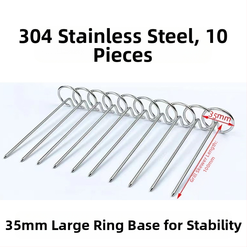 Õhufritüüri ahju varras Vertikaalne varras Grilli lisatarvikud Toidukvaliteediga 304 roostevabast terasest varras Varras