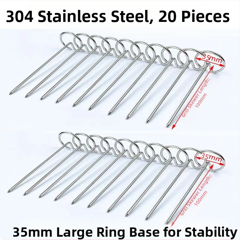 Õhufritüüri ahju varras Vertikaalne varras Grilli lisatarvikud Toidukvaliteediga 304 roostevabast terasest varras Varras