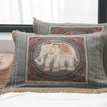 Поколение от чиста памучна кърпа за възглавници, чифт памучни домашно приготвени забрадки за глава с увеличена, разширена, удебелена кърпа за възрастни с единична корица