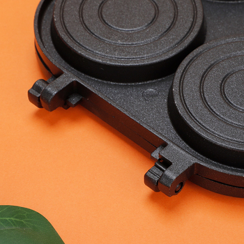 Νέα οικιακή μηχανή κέικ πρωινού πολυλειτουργική αντικολλητική διπλής όψης τηγανίτα για τηγανίτες, τηγανητό αυγό για χάμπουργκερ, ταψί ψησίματος για μαθητές