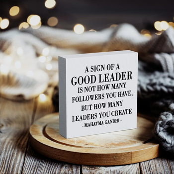 1 įkvepiančios citatos PVC logotipas – Mahatmos Gandžio „gėrio logotipas“,