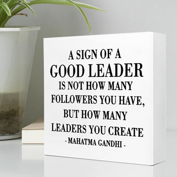 1 įkvepiančios citatos PVC logotipas – Mahatmos Gandžio „gėrio logotipas“,