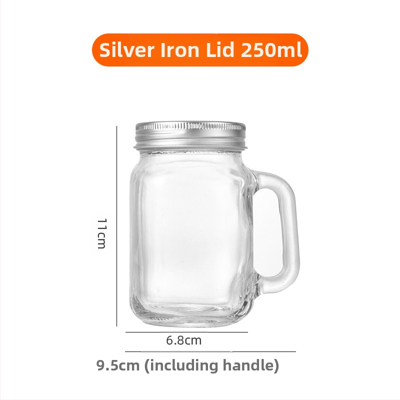 Amazon 40ml Mini pahar cu mâner pahar mic de vin 120ml cafea ceai lapte ceașcă Mason Cup