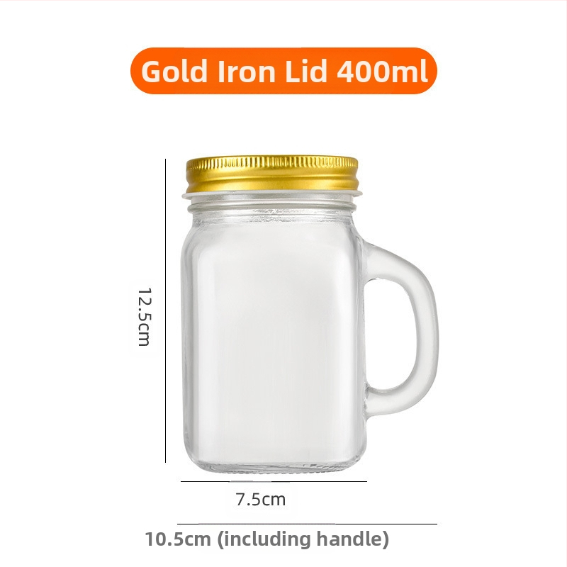 Amazon 40ml Mini pahar cu mâner pahar mic de vin 120ml cafea ceai lapte ceașcă Mason Cup