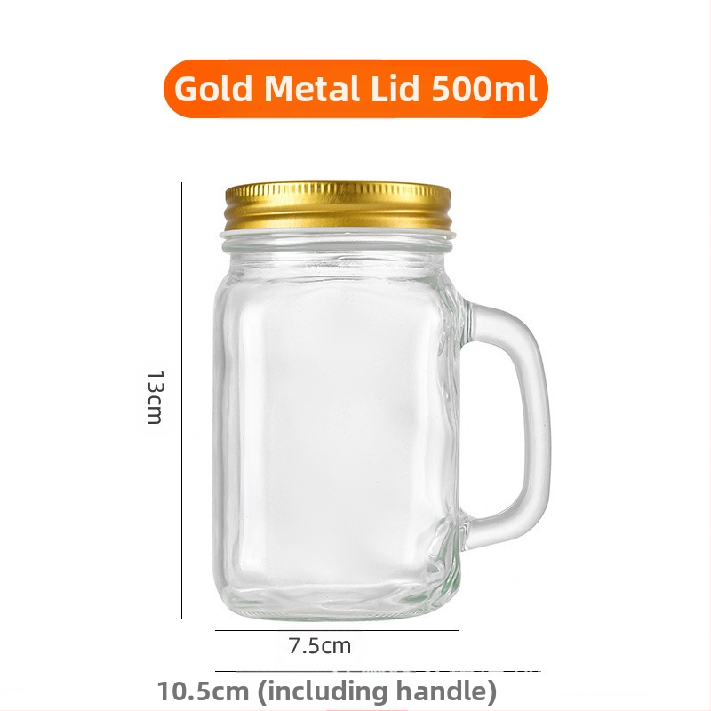 Amazon 40ml Mini pahar cu mâner pahar mic de vin 120ml cafea ceai lapte ceașcă Mason Cup