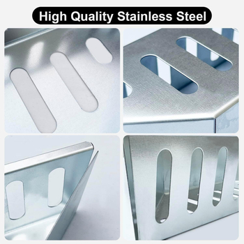 Amazoni kuum müük söekorv välistingimustes kasutatav grill BBQ tööriistad süsinikkorv söekorv tsingitud lehtmetallist söeriiul