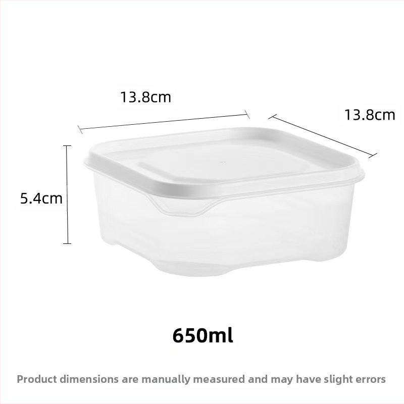 Toidukarp Köögiviljade külmutatud kiht külmutatud liha Külmkapi toidu alamkarp Mikrolaineahju puuviljade hoiukarp