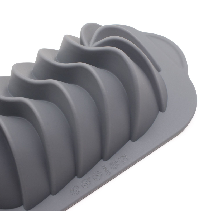 4 чаши малка двуцветна стоманена пръстенна резбована форма за препечен хляб правоъгълна форма за хляб и торта фурна за печене силиконова форма винт