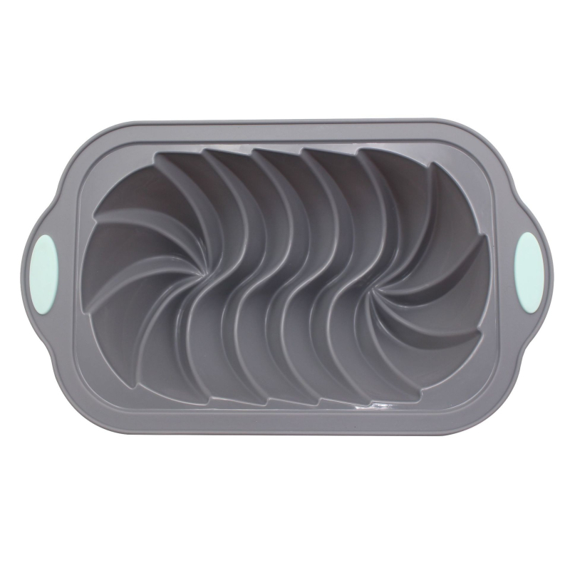 4 чаши малка двуцветна стоманена пръстенна резбована форма за препечен хляб правоъгълна форма за хляб и торта фурна за печене силиконова форма винт