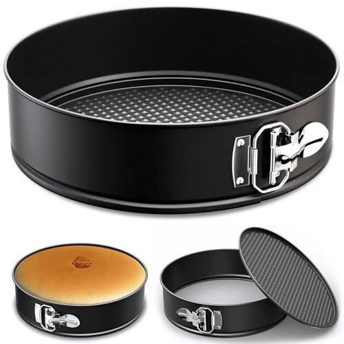 Удебелена незалепваща кръгла катарама за торта, плоча за пица, катарама, въглеродна стомана, форма за печене 4/7/9