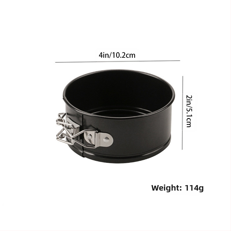 Удебелена незалепваща кръгла катарама за торта, плоча за пица, катарама, въглеродна стомана, форма за печене 4/7/9