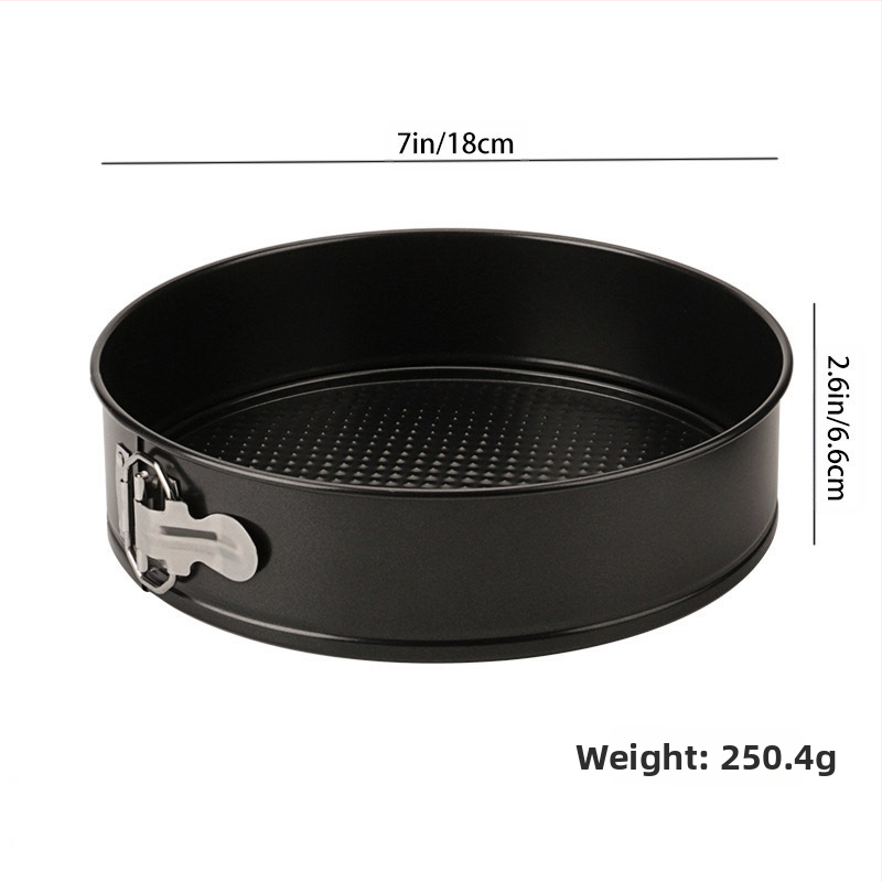 Удебелена незалепваща кръгла катарама за торта, плоча за пица, катарама, въглеродна стомана, форма за печене 4/7/9