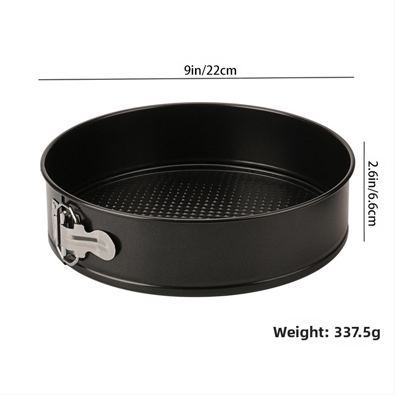 Удебелена незалепваща кръгла катарама за торта, плоча за пица, катарама, въглеродна стомана, форма за печене 4/7/9
