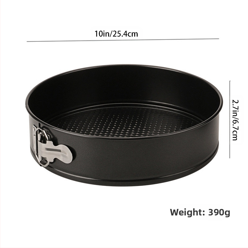Удебелена незалепваща кръгла катарама за торта, плоча за пица, катарама, въглеродна стомана, форма за печене 4/7/9