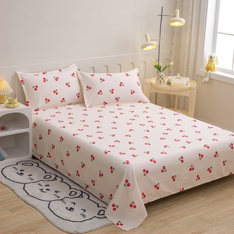 Foi de șlefuit din bumbac spălate cu apă, mici, proaspete, prietenoase cu pielea, pentru dormitor studențesc, set simplu de trei piese, single și dublu, en-gros