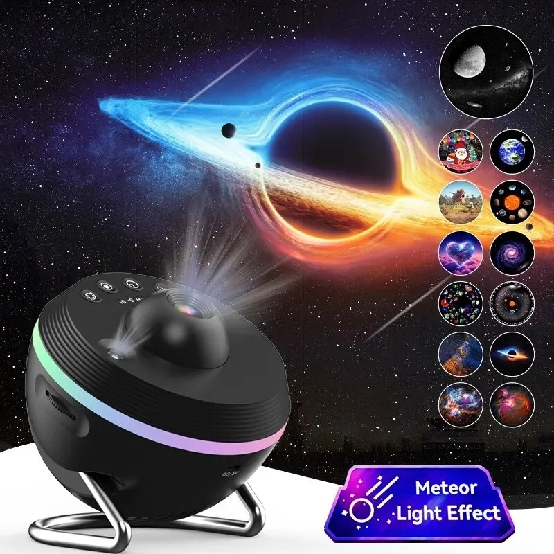 2024 új űrgömb HD Galaxy vetítőlámpa 13 filmmintás dinamikus meteor fókuszáló lámpa ajándéklámpa