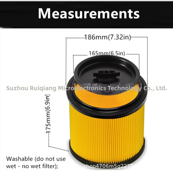 Piemērots Parkside PNTS 1300 1400 1500 putekļsūcēja filtra elementam, Haipa