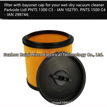Piemērots Parkside PNTS 1300 1400 1500 putekļsūcēja filtra elementam, Haipa