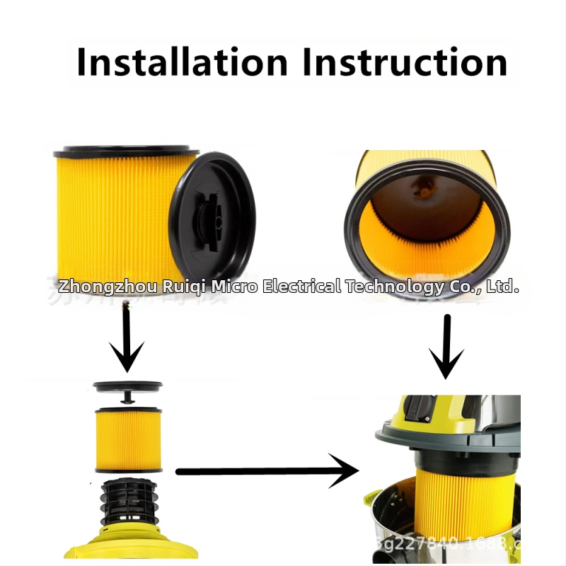 Подходящ за филтърен елемент и цедка за прахосмукачки Parkside PNTS 1300 1400 1500 Haipa