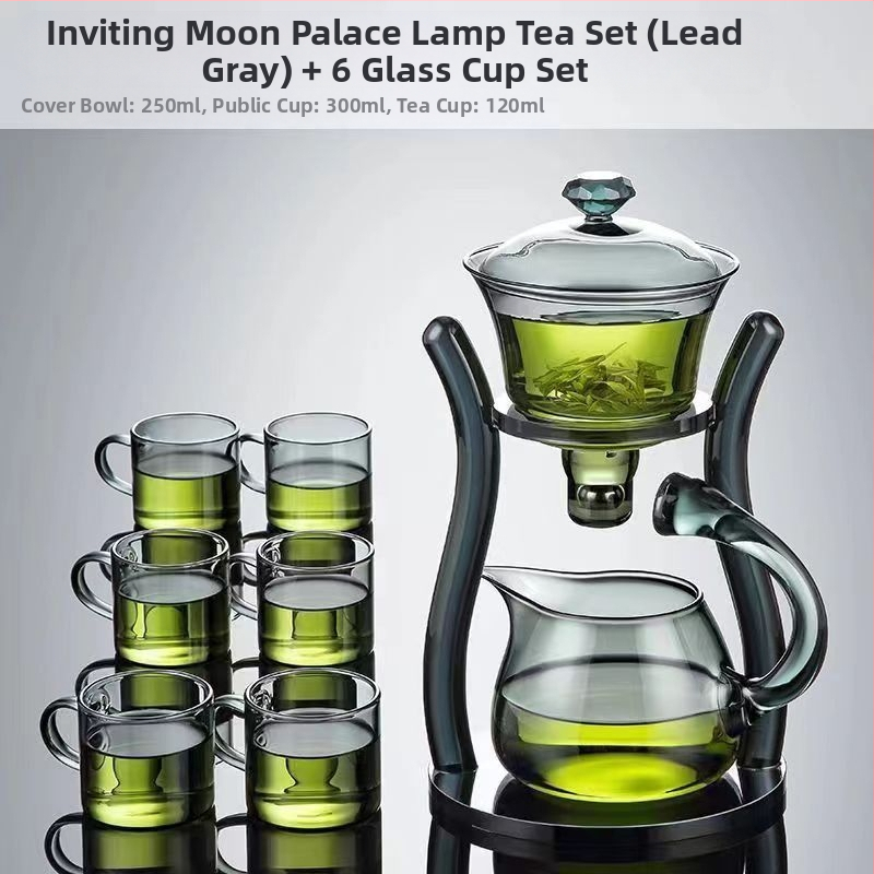 Arbatos ruošimo rinkinys, tinkantis prie magnetinio arbatinuko, stiklinis arbatos rinkinys, magnetinis pusiau automatinis arbatos ruošimo rinkinys, biuro namams