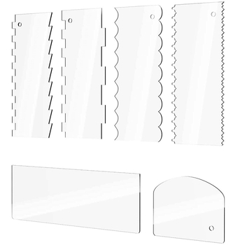 „Amazon“ naujas skaidrus akrilinis matinis kreminis pyragas, lygus mentelės derinys virtuvės kepimo įrankis