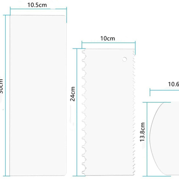 „Amazon“ naujas skaidrus akrilinis matinis kreminis pyragas, lygus mentelės derinys virtuvės kepimo įrankis
