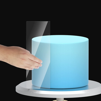 „Amazon“ naujas skaidrus akrilinis matinis kreminis pyragas, lygus mentelės derinys virtuvės kepimo įrankis