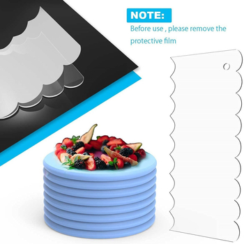 „Amazon“ naujas skaidrus akrilinis matinis kreminis pyragas, lygus mentelės derinys virtuvės kepimo įrankis