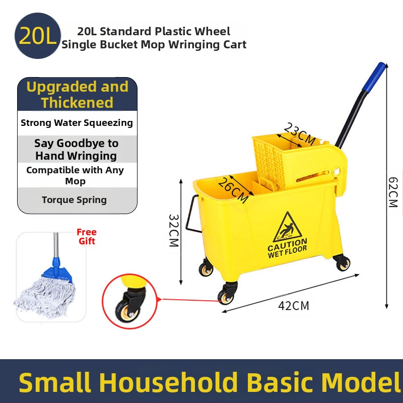 Veepressiga mopiämber Pigistav ämber Kodumajapidamises kasutatav mopiämber Puhastusmopp Automopiämber Käed-vabad mopiämber