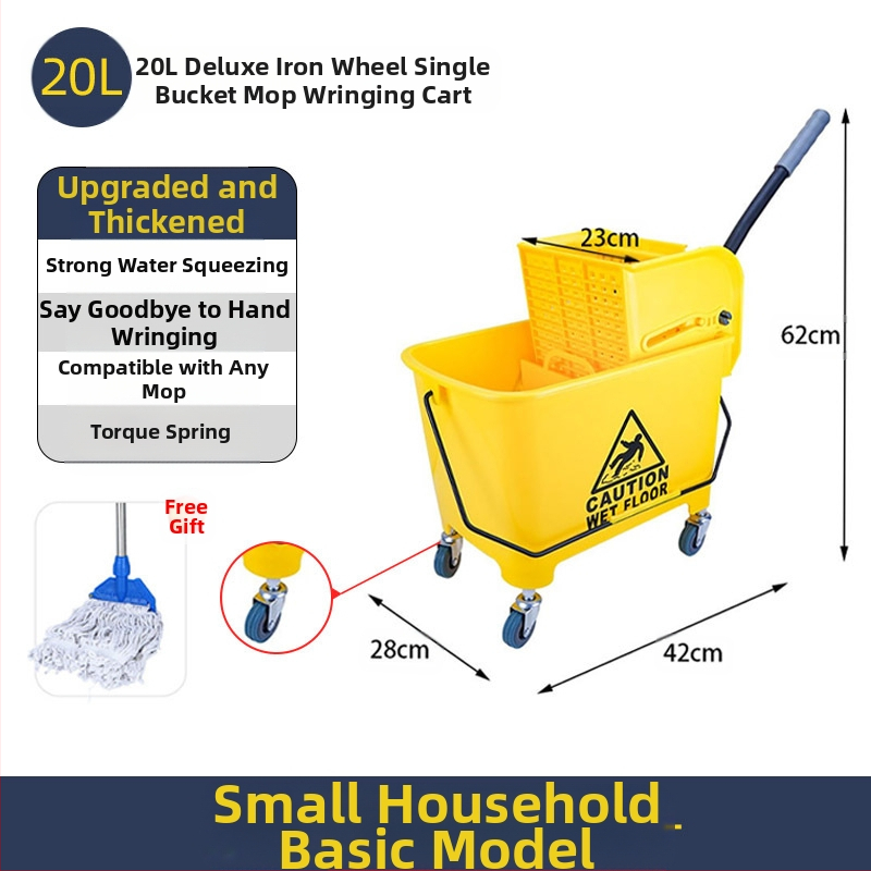 Veepressiga mopiämber Pigistav ämber Kodumajapidamises kasutatav mopiämber Puhastusmopp Automopiämber Käed-vabad mopiämber