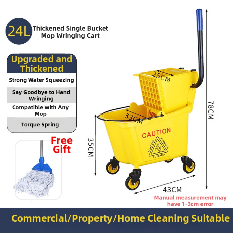 Veepressiga mopiämber Pigistav ämber Kodumajapidamises kasutatav mopiämber Puhastusmopp Automopiämber Käed-vabad mopiämber