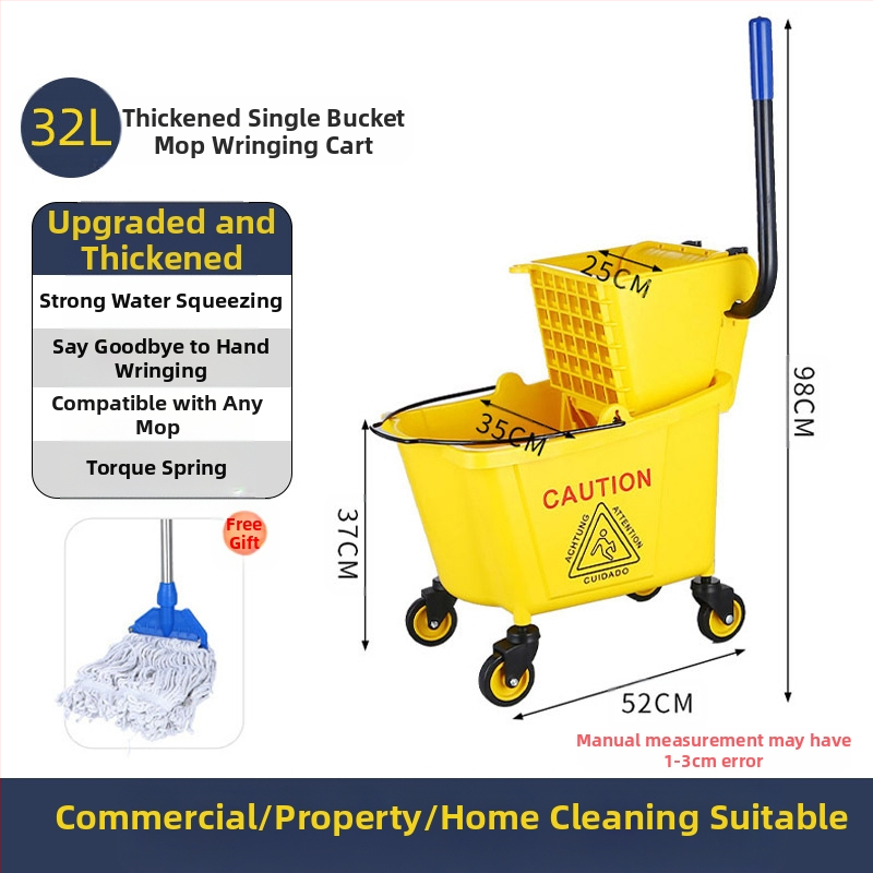 Veepressiga mopiämber Pigistav ämber Kodumajapidamises kasutatav mopiämber Puhastusmopp Automopiämber Käed-vabad mopiämber