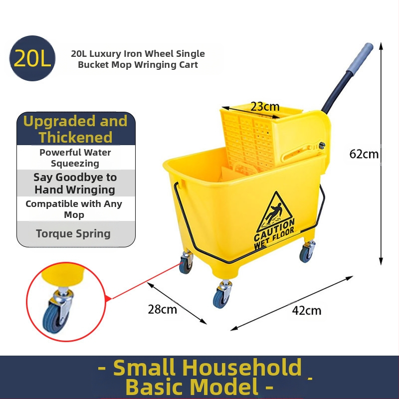 Veepressiga mopiämber Pigistav ämber Kodumajapidamises kasutatav mopiämber Puhastusmopp Automopiämber Käed-vabad mopiämber