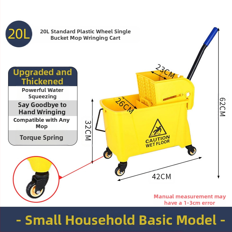 Veepressiga mopiämber Pigistav ämber Kodumajapidamises kasutatav mopiämber Puhastusmopp Automopiämber Käed-vabad mopiämber