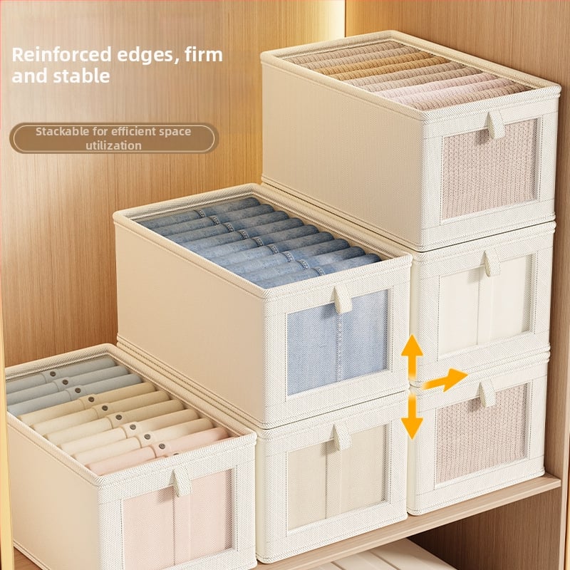 Esiakna võrgust kaanega hoiukast tolmukindlast riidekapist, retuuside ja särkide hoiukastist kokkupandav pestud riiete hoiukast