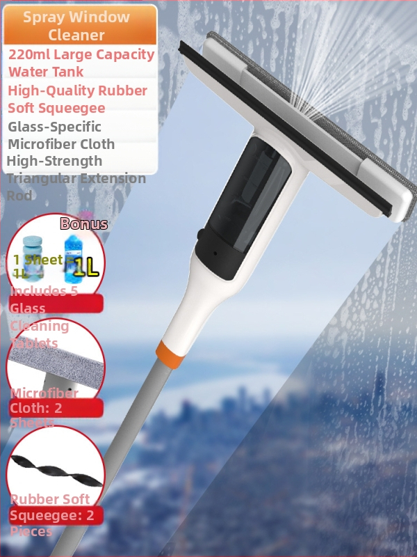 Klaasipühkija majapidamise kõrghoonete aknapesumasin Kahepoolne aknapühkija majapidamispuhastusvahend Soobel Gurgling Muu