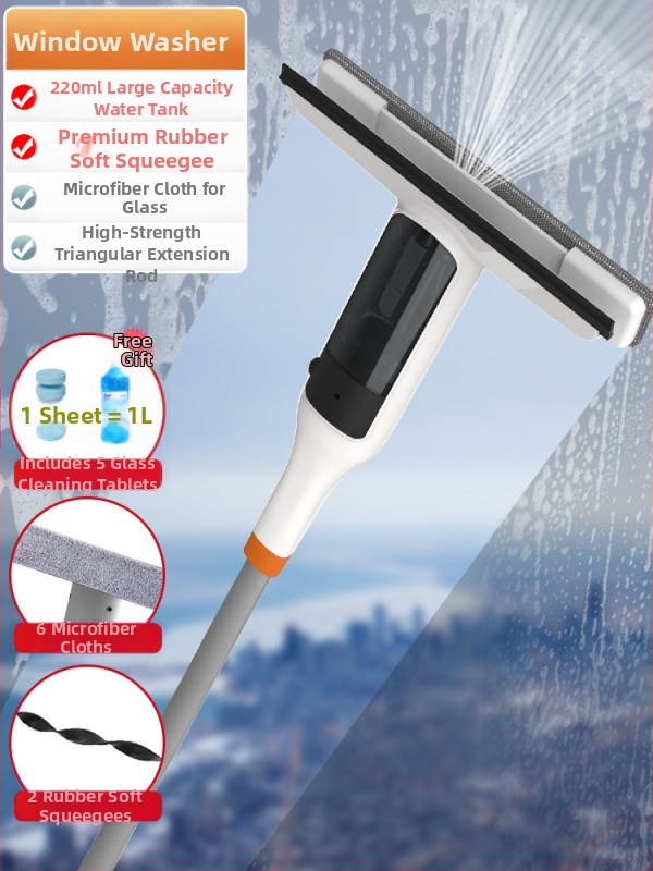 Klaasipühkija majapidamise kõrghoonete aknapesumasin Kahepoolne aknapühkija majapidamispuhastusvahend Soobel Gurgling Muu