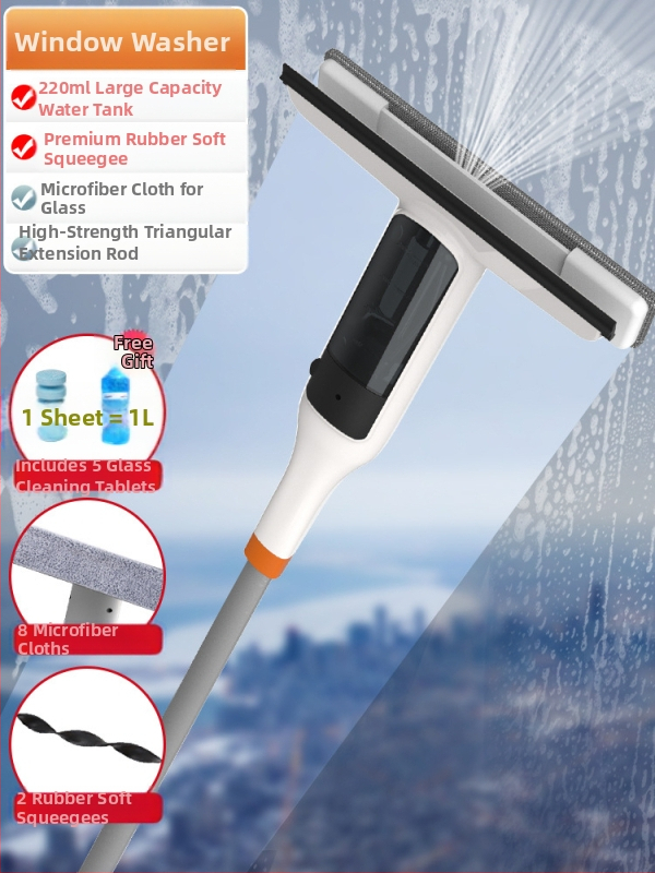 Klaasipühkija majapidamise kõrghoonete aknapesumasin Kahepoolne aknapühkija majapidamispuhastusvahend Soobel Gurgling Muu