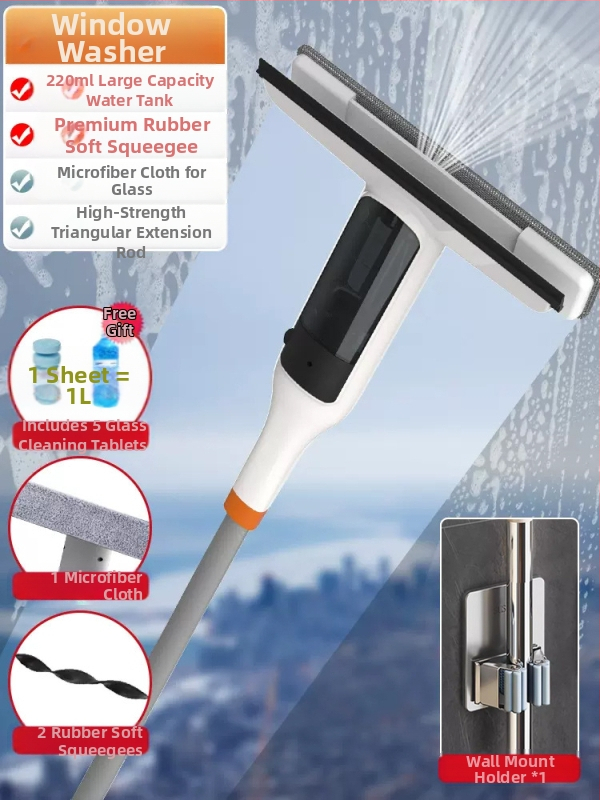 Klaasipühkija majapidamise kõrghoonete aknapesumasin Kahepoolne aknapühkija majapidamispuhastusvahend Soobel Gurgling Muu