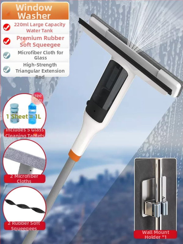 Klaasipühkija majapidamise kõrghoonete aknapesumasin Kahepoolne aknapühkija majapidamispuhastusvahend Soobel Gurgling Muu