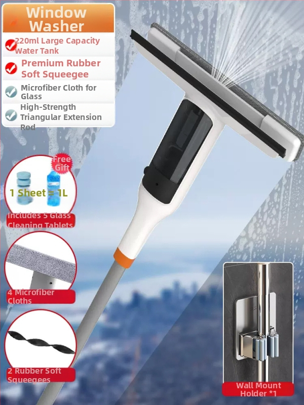 Klaasipühkija majapidamise kõrghoonete aknapesumasin Kahepoolne aknapühkija majapidamispuhastusvahend Soobel Gurgling Muu