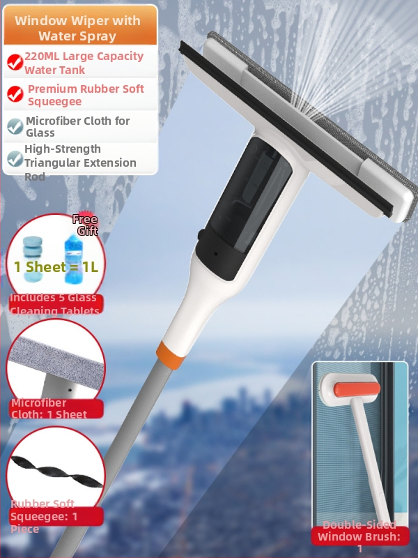 Klaasipühkija majapidamise kõrghoonete aknapesumasin Kahepoolne aknapühkija majapidamispuhastusvahend Soobel Gurgling Muu