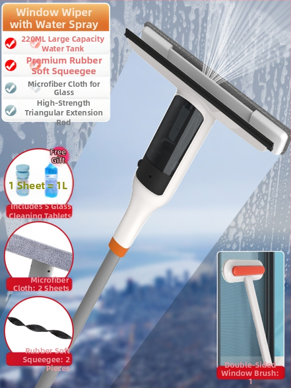 Klaasipühkija majapidamise kõrghoonete aknapesumasin Kahepoolne aknapühkija majapidamispuhastusvahend Soobel Gurgling Muu