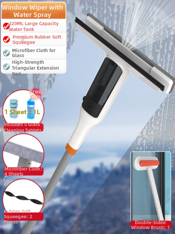 Klaasipühkija majapidamise kõrghoonete aknapesumasin Kahepoolne aknapühkija majapidamispuhastusvahend Soobel Gurgling Muu