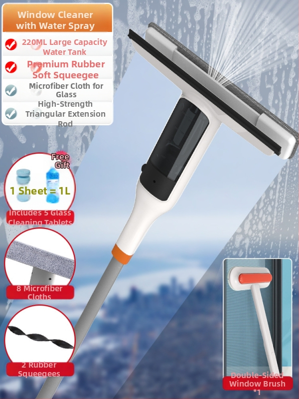 Klaasipühkija majapidamise kõrghoonete aknapesumasin Kahepoolne aknapühkija majapidamispuhastusvahend Soobel Gurgling Muu