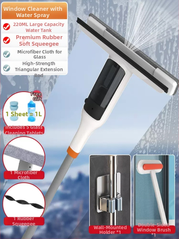 Klaasipühkija majapidamise kõrghoonete aknapesumasin Kahepoolne aknapühkija majapidamispuhastusvahend Soobel Gurgling Muu