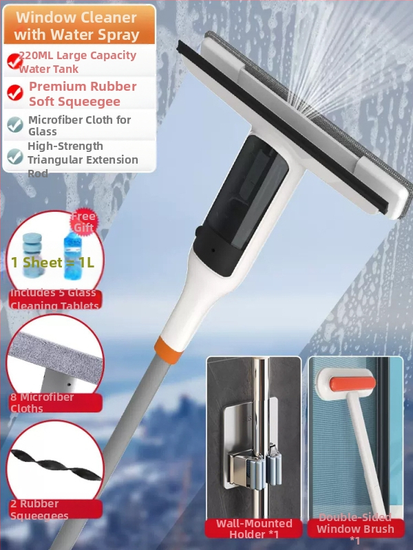 Klaasipühkija majapidamise kõrghoonete aknapesumasin Kahepoolne aknapühkija majapidamispuhastusvahend Soobel Gurgling Muu